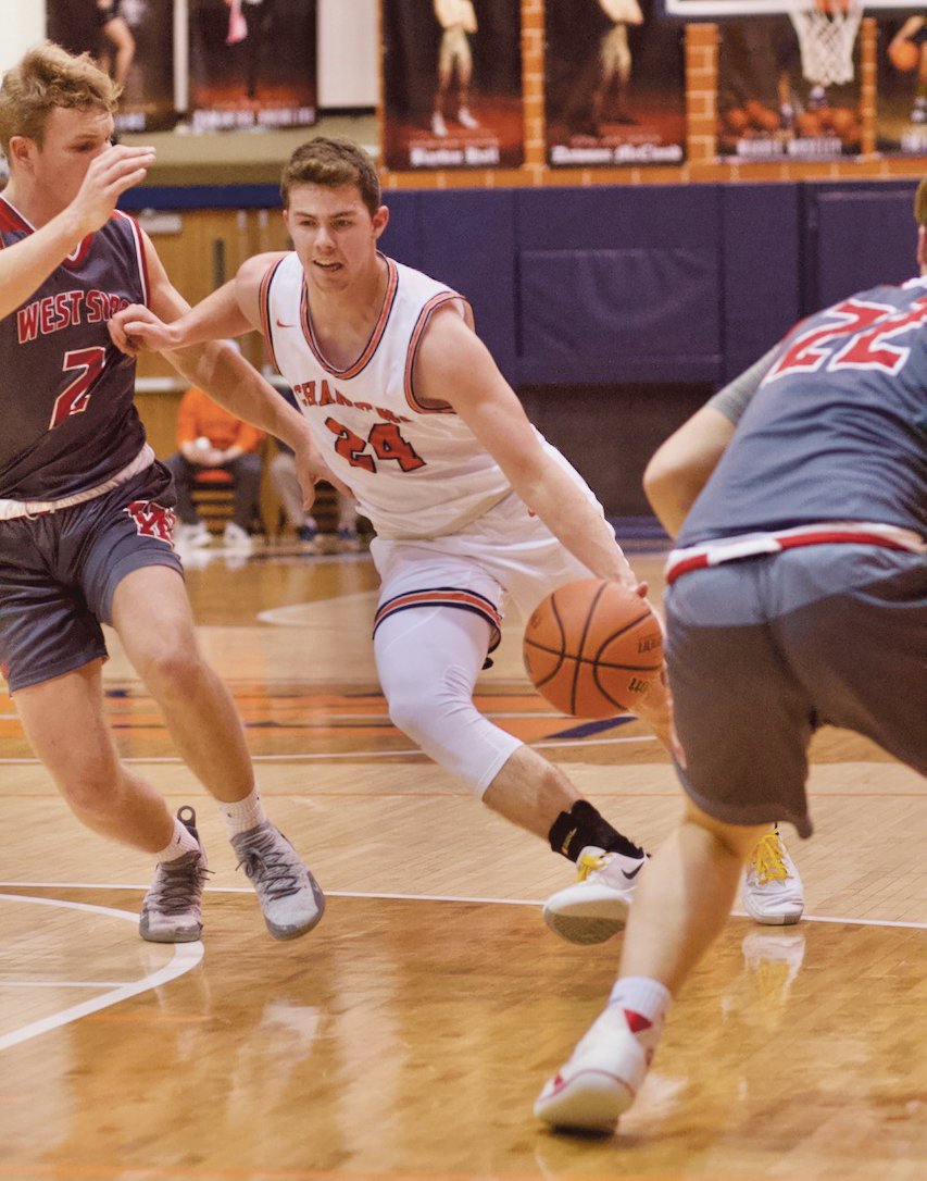 North Montgomery's Alex Wallace led the Chargers with 15 points in a 56-55 loss to West Lafayette.