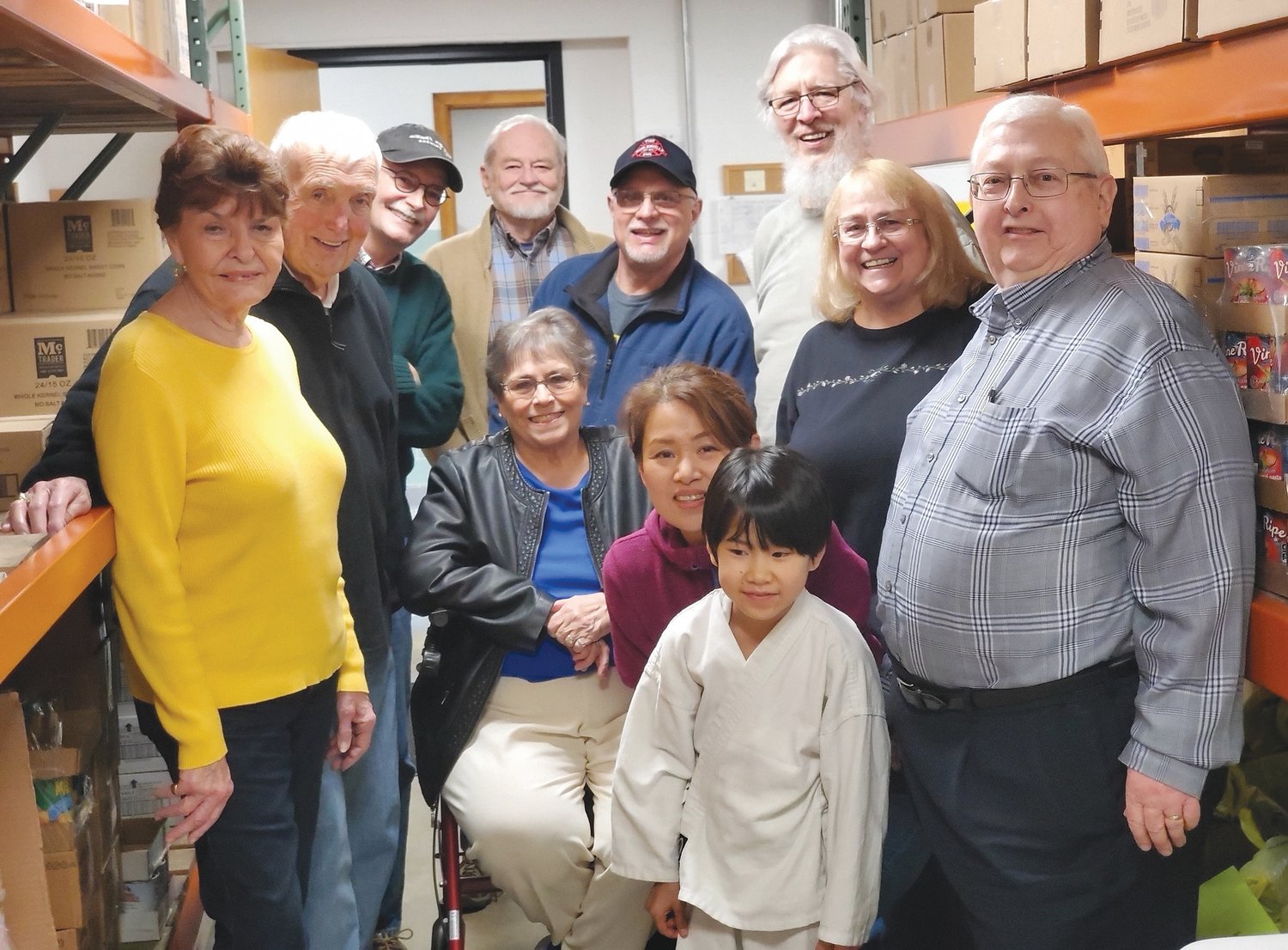 The Crawfordsville Kiwanis Club members again exceeded expectations by bagging 111 bags in 30 minutes for the Youth Service Bureau's Nourish Program. Participants in this record-setting effort are pictured, from left, Carolyn Sering, Bud Arnold, Dave Polley, Roberta McBride, Conrad Harvey, Andy Biddle, Rumiko Nishina, Sayoko Nishina, Gary Behling, Terri Behling and Larry McBride. Nourish is mobilizing hundreds of volunteers who pack and deliver the backpacks to schools and pre-schools each week. Since the inception of the backpack program in 2014, they have already delivered more than 44,000 backpacks. The Crawfordsville Kiwanis Club is excited about working with the Nourish Program each month to help provide food to those that may not have it available to them each week. If you would like to help out come to one of our meetings held every Thursday at the Crawfordsville District Public Library on the lower level at 11:45 a.m.