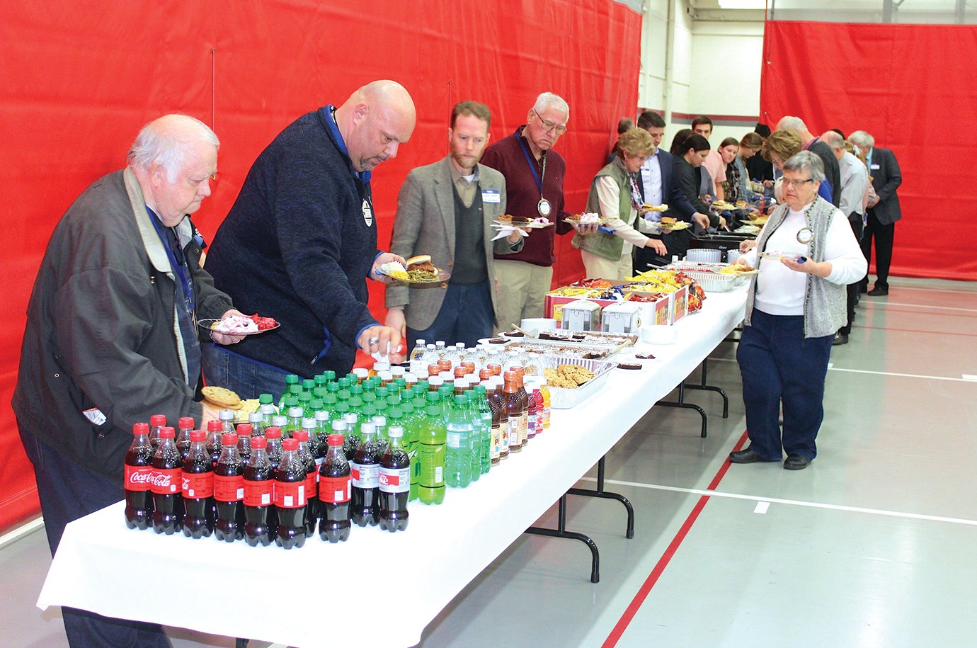 Rotarians and visitors alike were treated to a catered meal Wednesday during Southmont's Interact Club luncheon at Southmont High School. More than 100 people attended the event which is set to kick off a series of concerts and food festivals this year to celebrate 100 years in Crawfordsville.