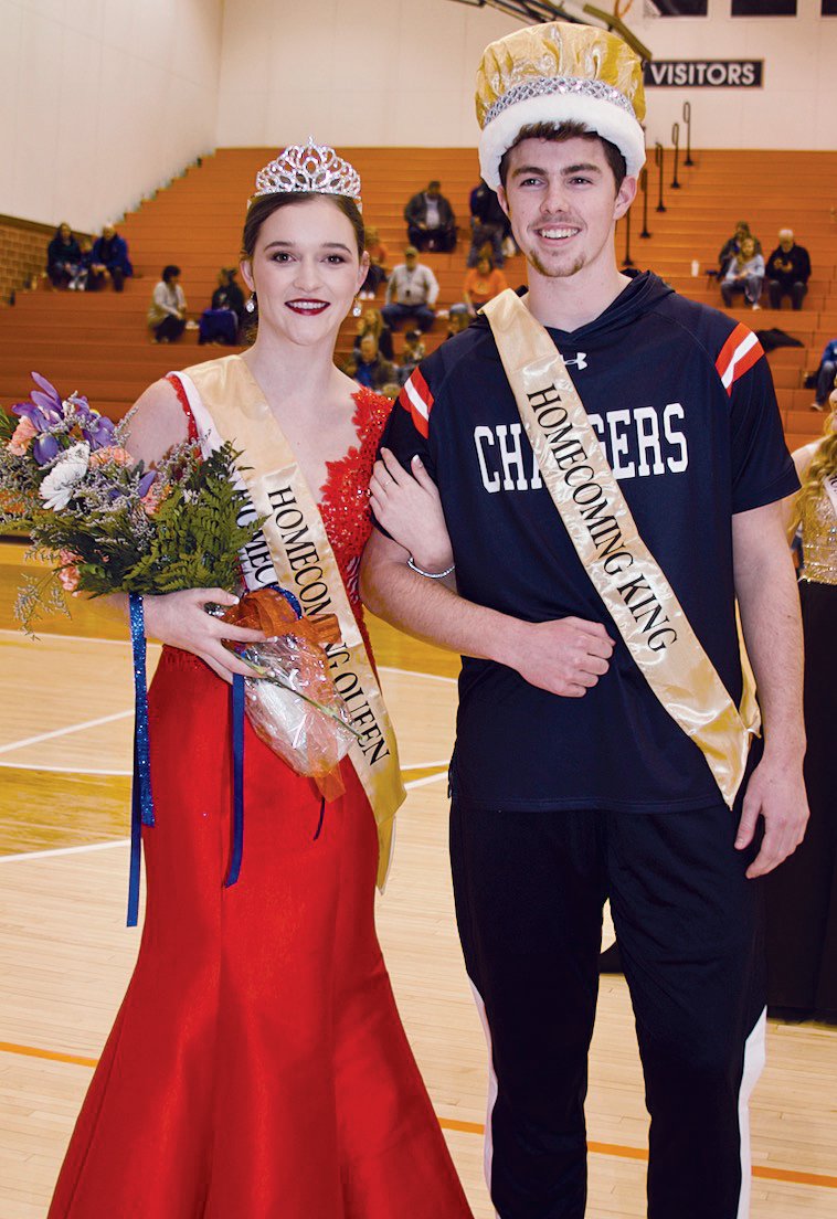 Ellen Laffoon and Alex Wallace were chosen as the 2020 North Montgomery Winter Homecoming Queen and King on Friday.