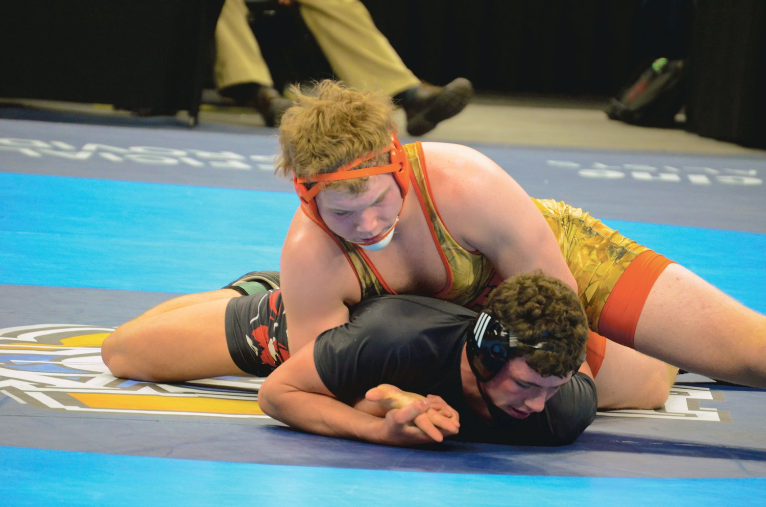 North Montgomery senior Drew Webster placed third in the state at 220 pounds.