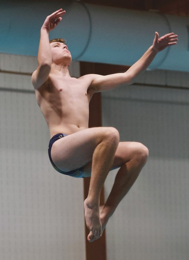 Fountain Central's Eric Medley was the diving sectional champion.
