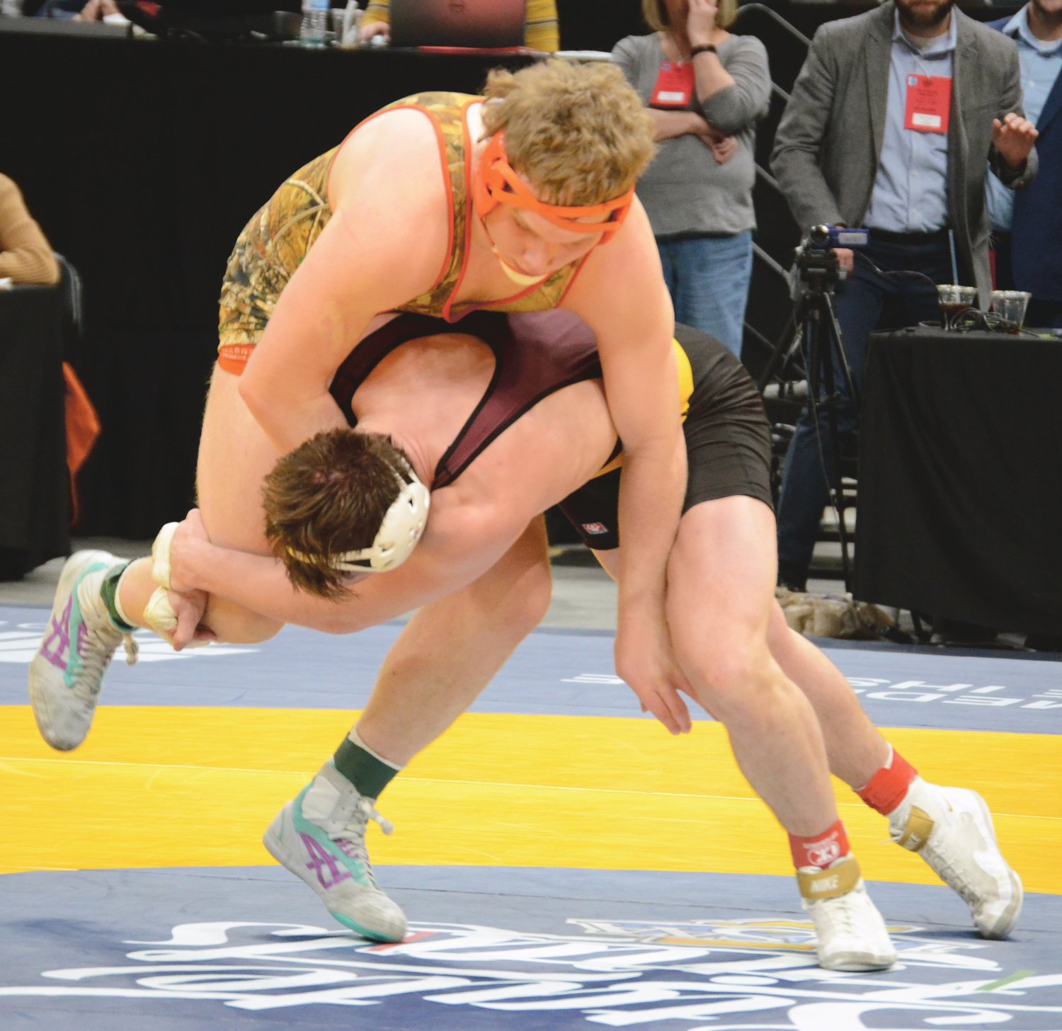 North Montgomery's Drew Webster lost to Chesterton's Evan Bates 6-5 in the state semi-finals.