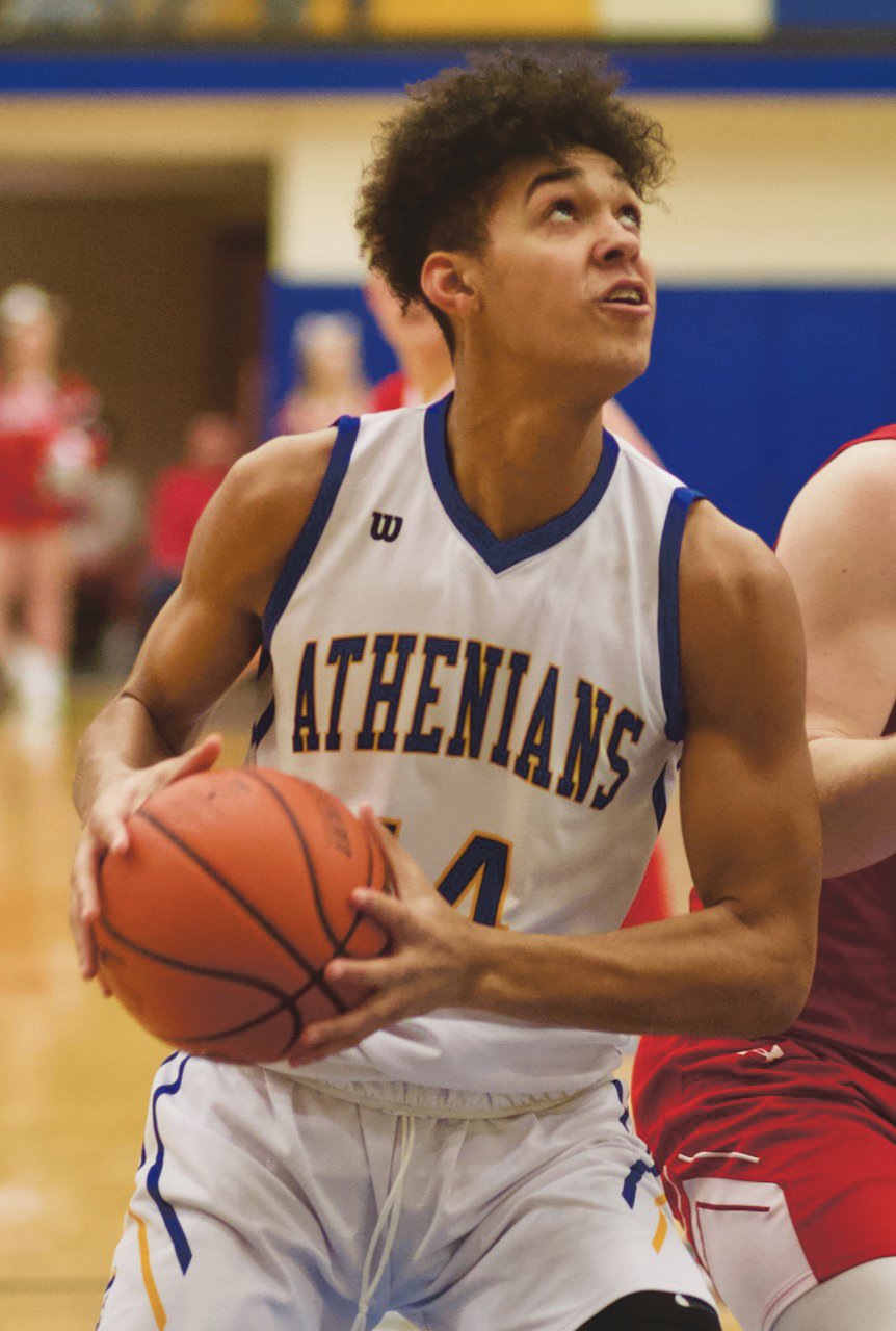 Crawfordsville's Jesse Hall led the Athenians with 15.7 points per game this season.
