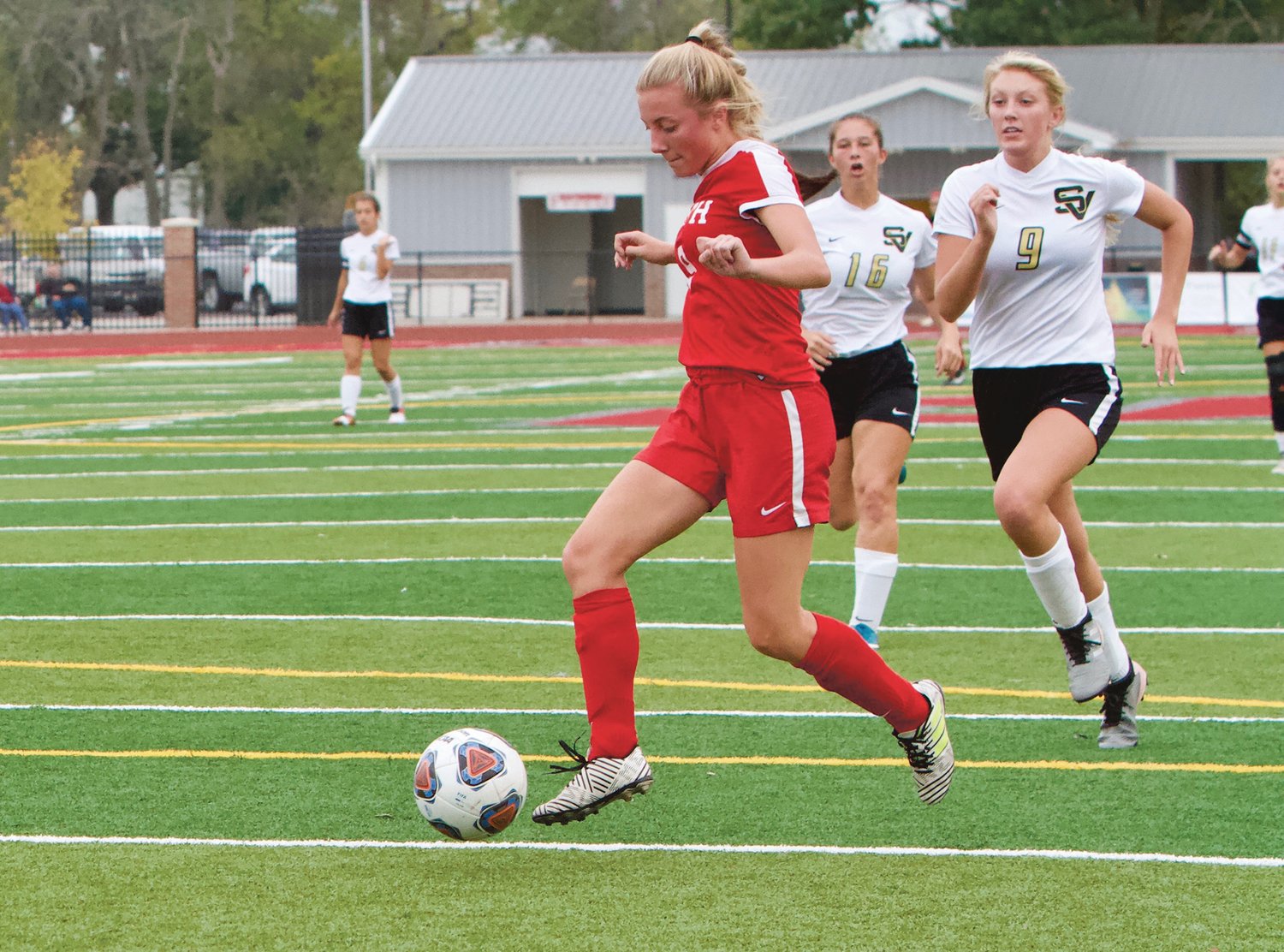 Southmont senior Lexie Odum helped lead the Mounties to a third-straight sectional title last fall.