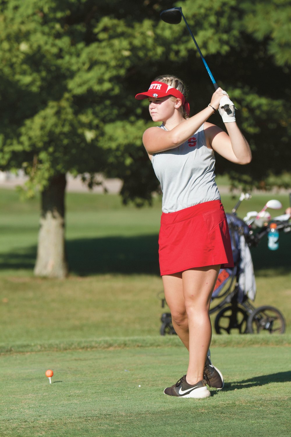 Southmont senior Logan Berrisford helped lead the Mounties a golf sectional title.