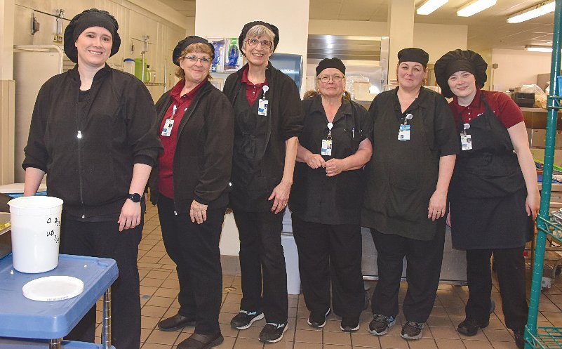 The Franciscan Health Staff prepares the meals for diets that are prescribed by the client