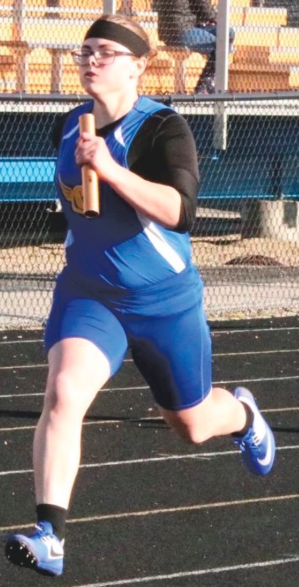 Crawfordsville's Leah Rusk did not get to officially race this spring, but she challenged a good portion of the CHS office and staff to a race. She is the daughter of Jennifer Brandeberry and will head to Indiana State to major in criminology and minor in business.