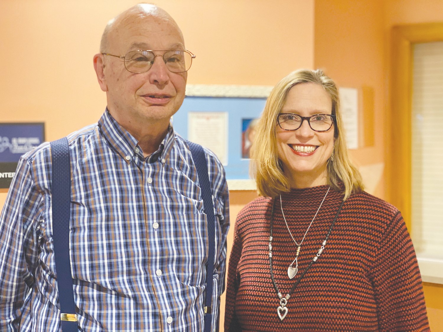 Bill Doemel and Kay Nannet continue to serve the community's needs at the Dr. Mary Ludwig Free Clinic.