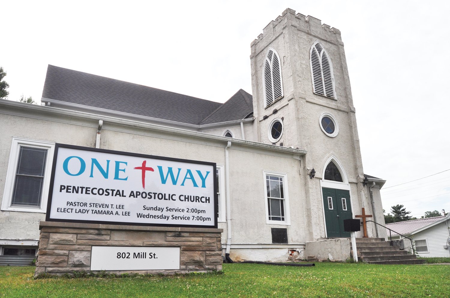One Way Pentecostal Apostolic Church moved in to the former Milligan Memorial Presbyterian Church building on Mill Street earlier this year. The congregation first began meeting in the public library in the 1980s.