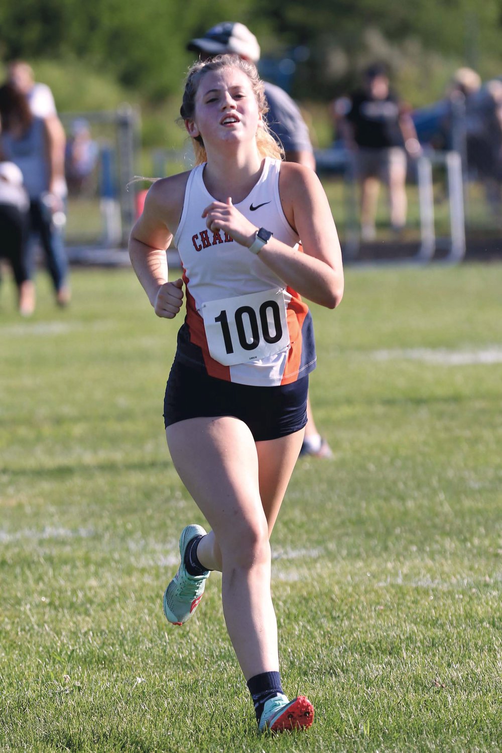 Claire Bonwell of North Montgomery finished 55th in a time of 25:48.
