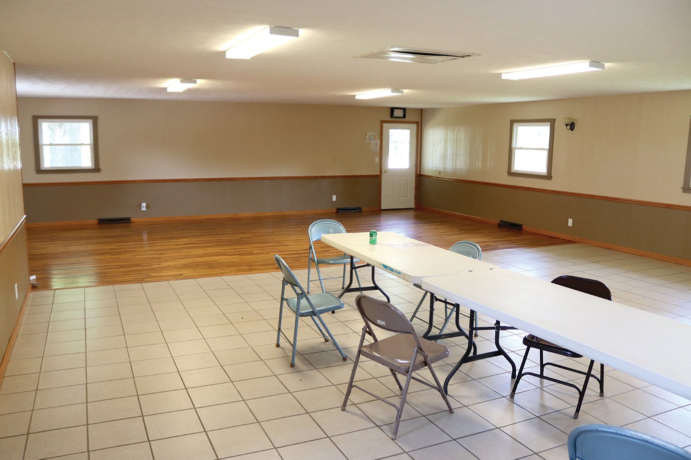 The ground floor of the Darlington Conservation Club once again awaits activity from members of the community, organizations and clubs thanks to Bart Maxwell of Maxwell Trucking & Excavation and other various donations.