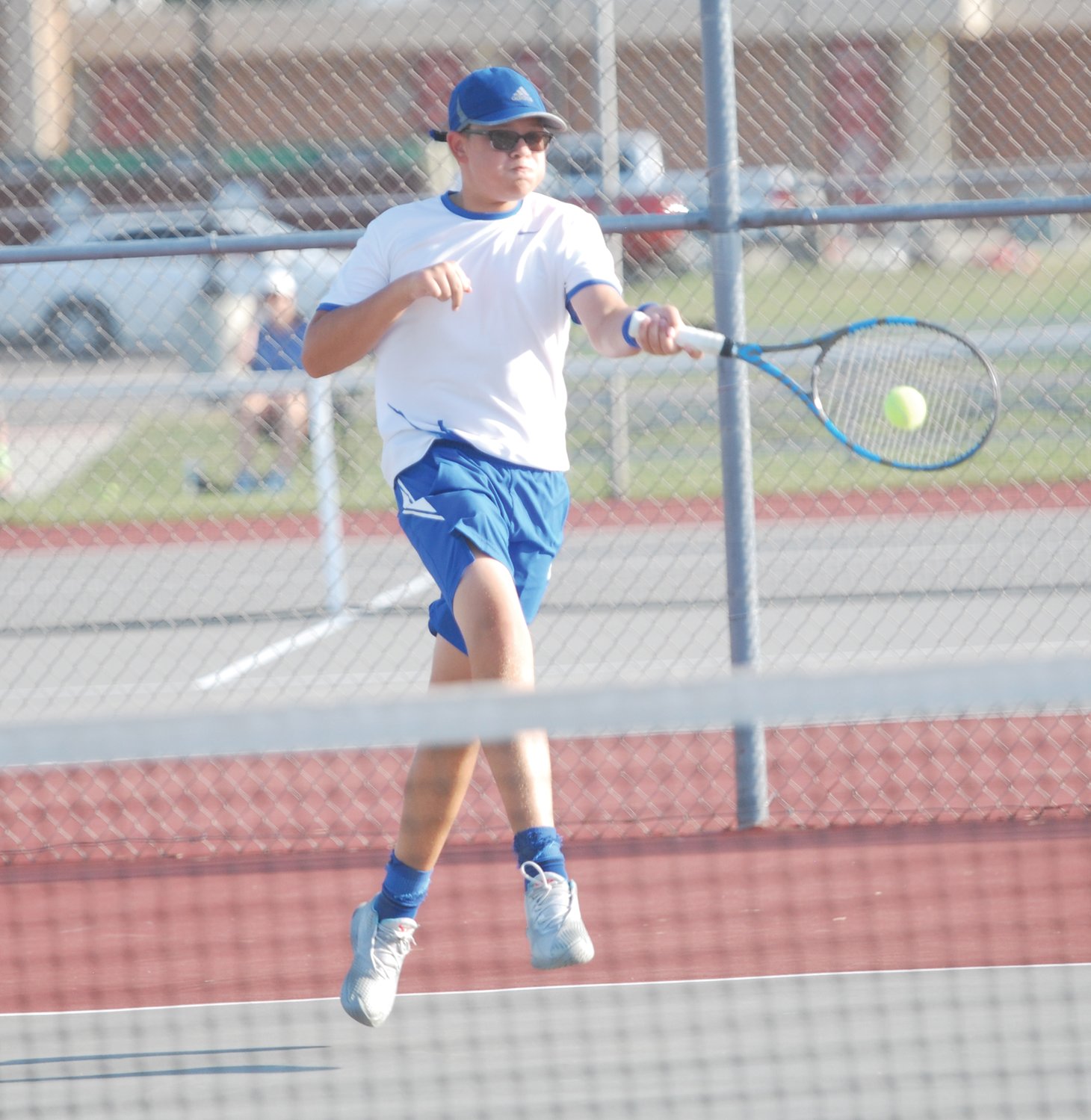 James Murphy picked up the Athenians' lone win on Thursday at No. 3 singles over Luke Watson.