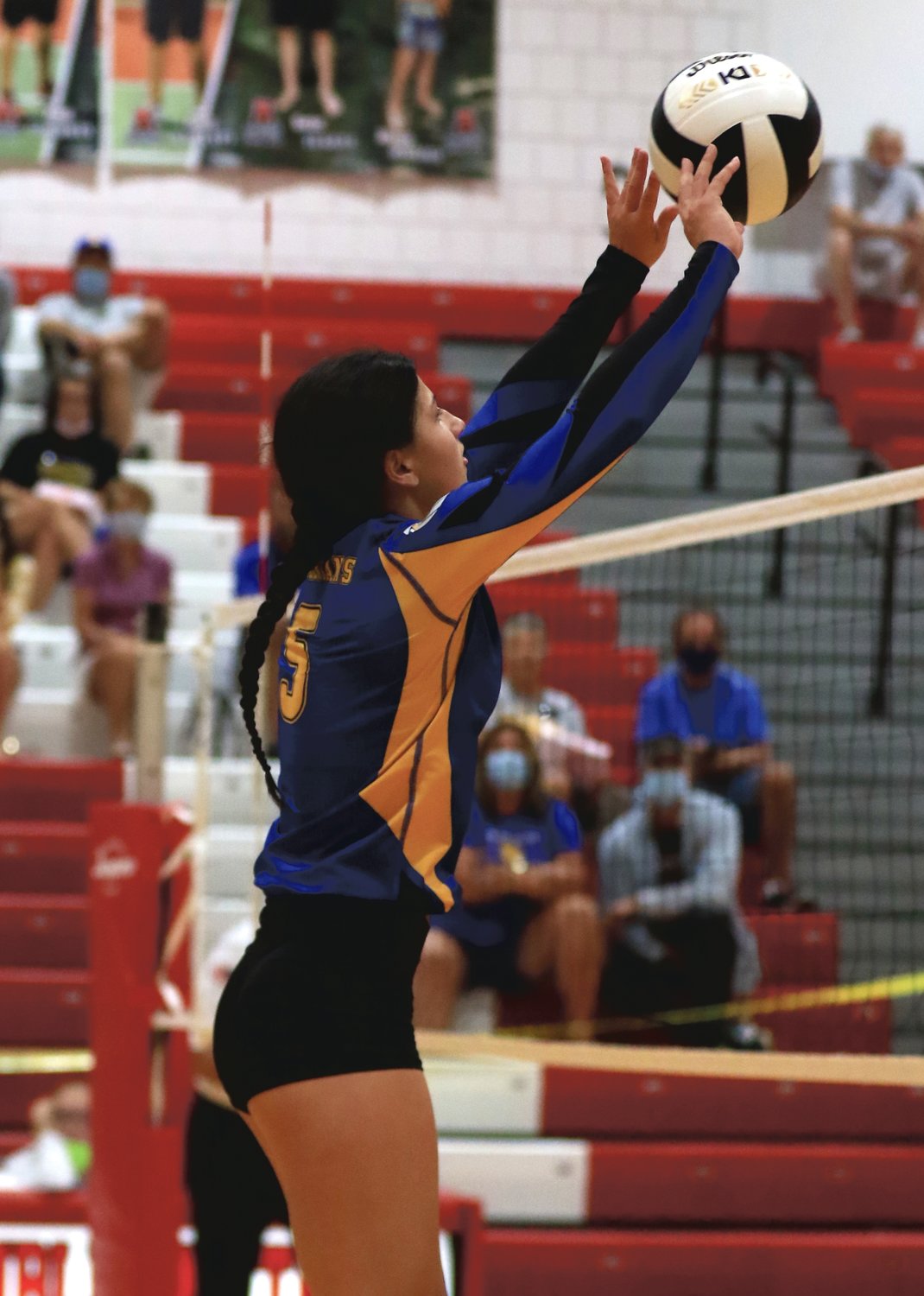 Shea Williamson sets up a teammate in the Athenians sweep over Attica on Thursday.