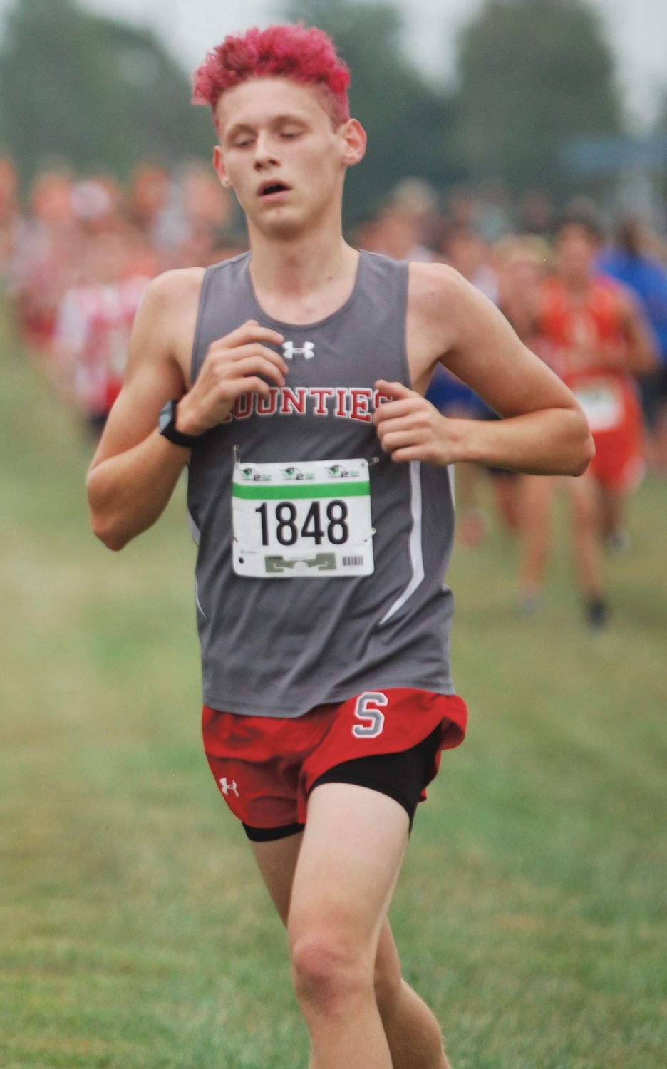 Southmont's Aaron Evans led the Mounties with an 11th-place finish in 18:30 at the Charger Classic.