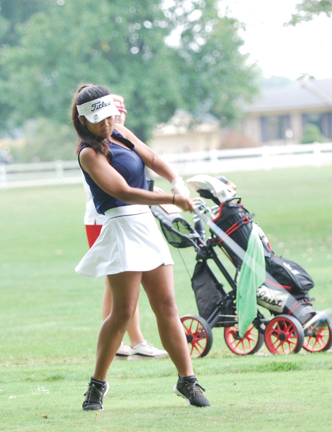 North Montgomery's Grace Littell led the Chargers with a 108 at the Sagamore Conference meet on Saturday at the Crawfordsville Country Club.