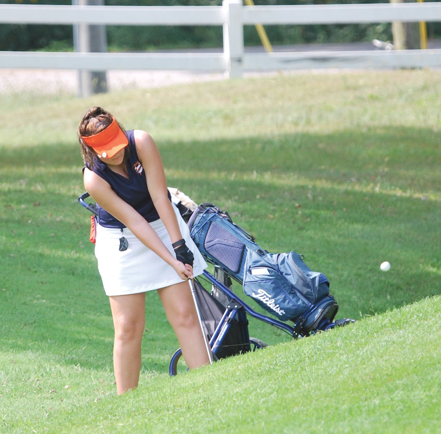 Grace Shrader shot a 112 for North Montgomery at the Sagamore Conference meet on Saturday.