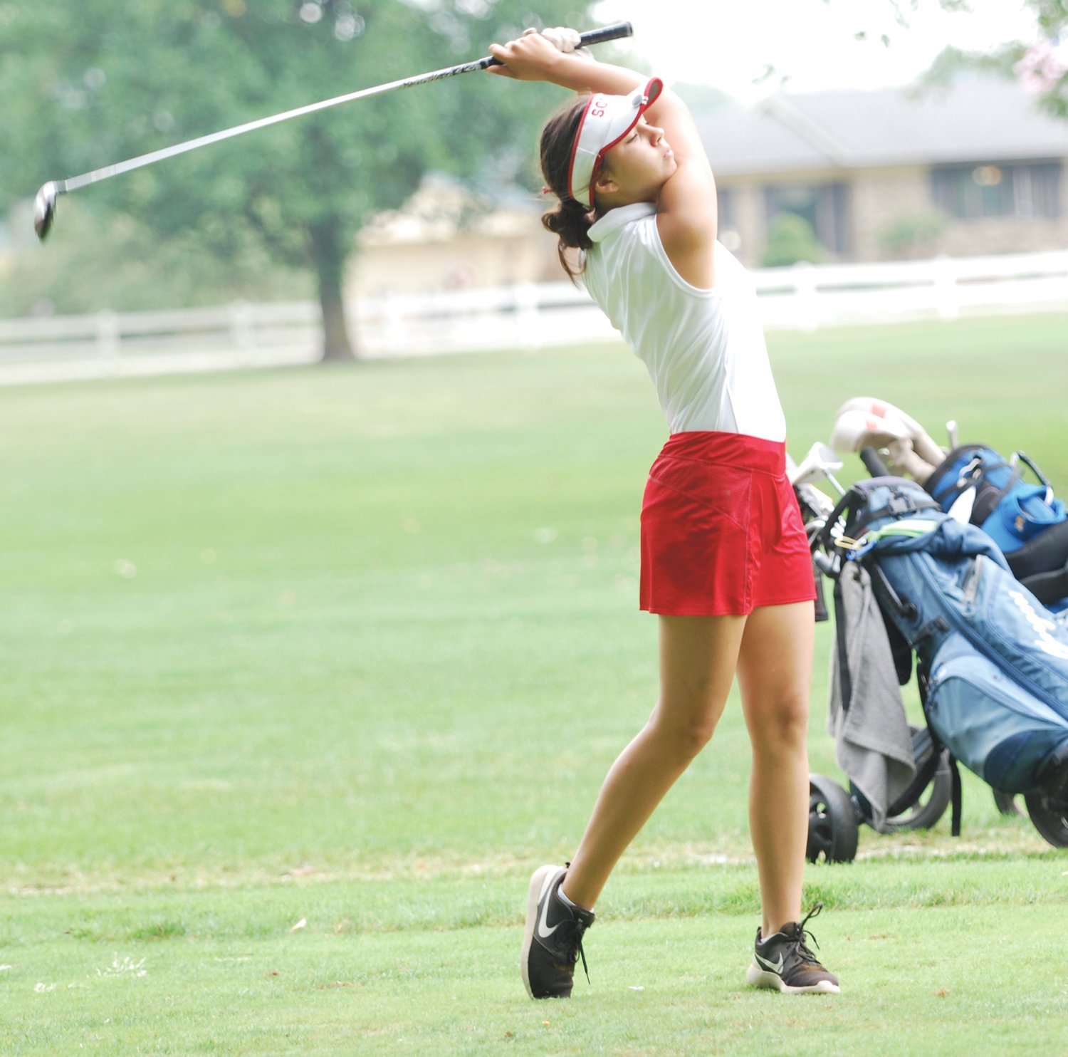 Southmont's Taylor Grino earned second-team all-conference honors with a score of 105 on Saturday.