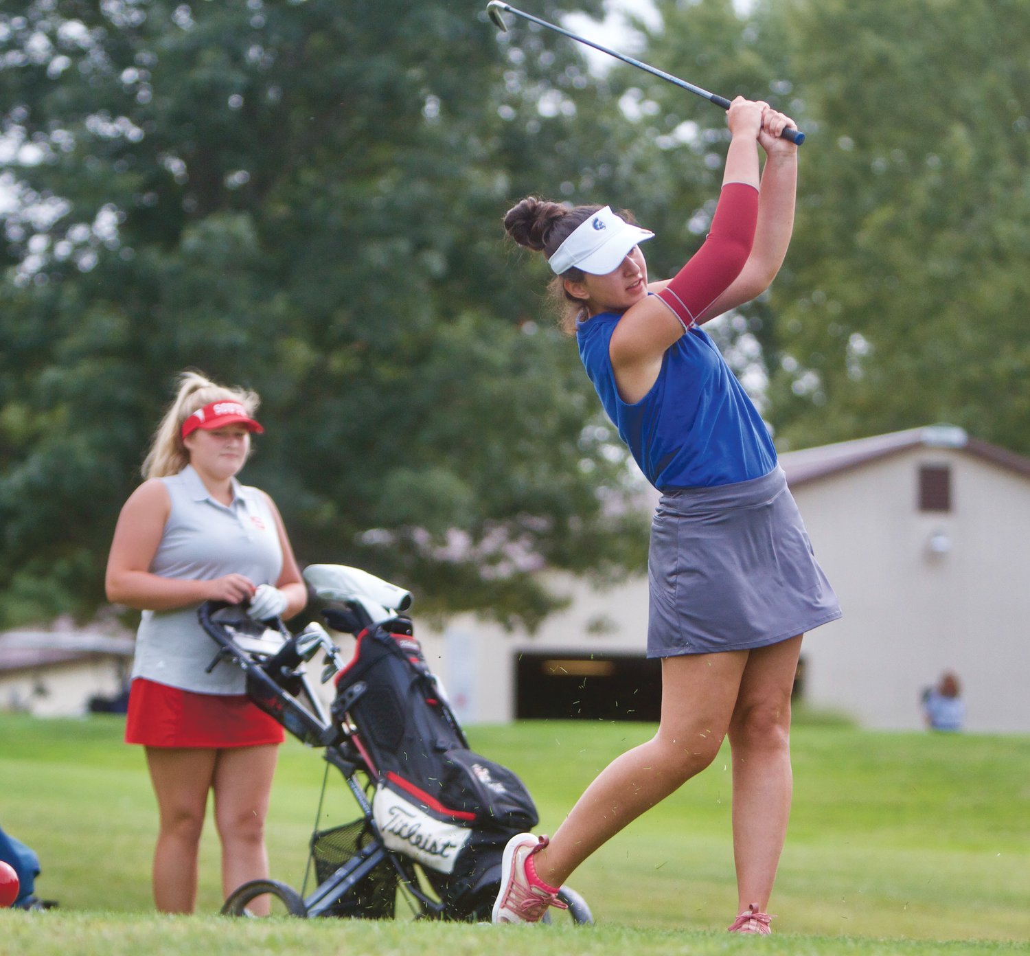 Crawfordsville senior Bailey Mittal led the Athenians to a county title with a 43 as the medalist on Wednesday evening.