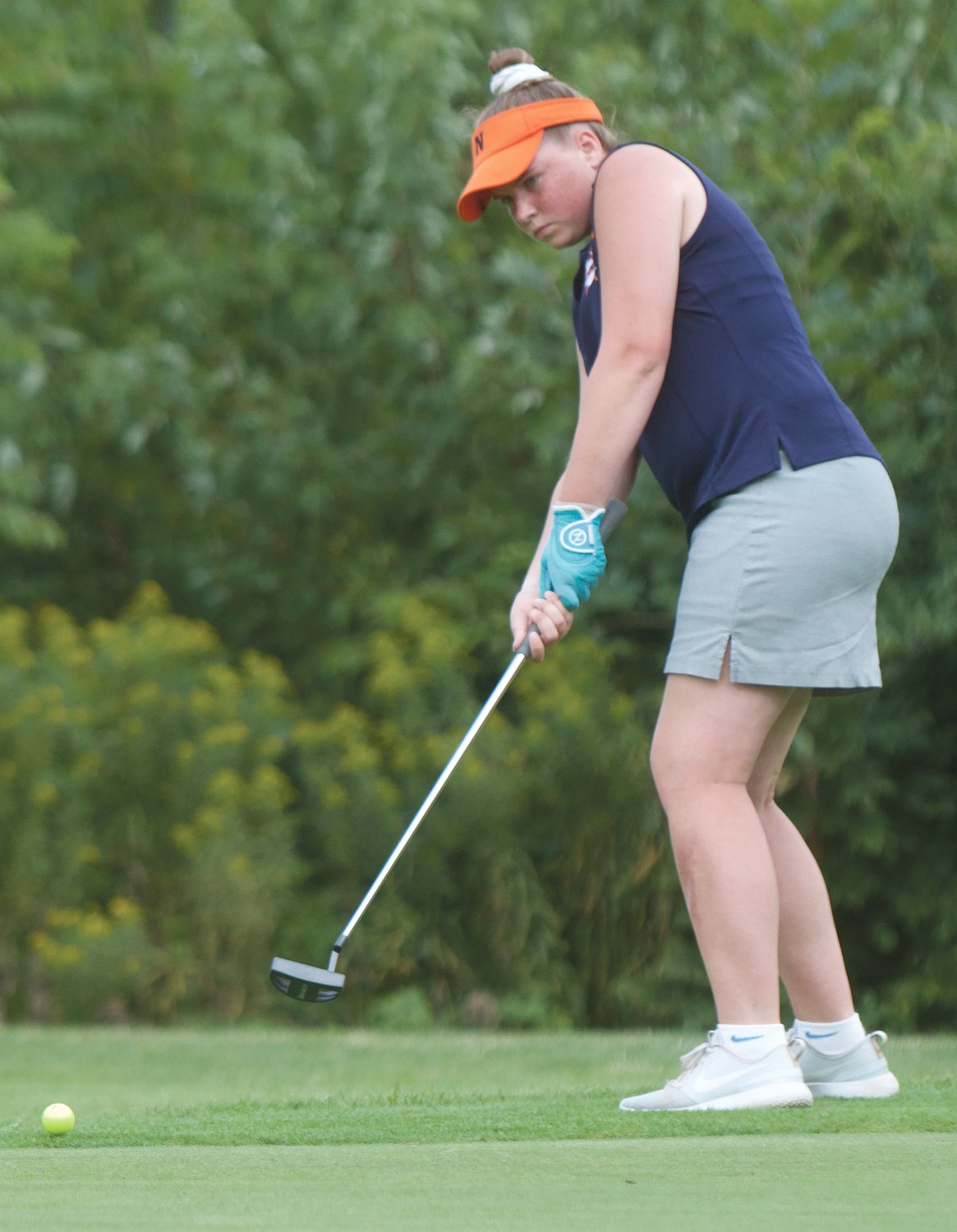 North Montgomery's Morgan Swick had a 56 at the Montgomery County meet on Wednesday at the Crawfordsville Municipal Golf Course.