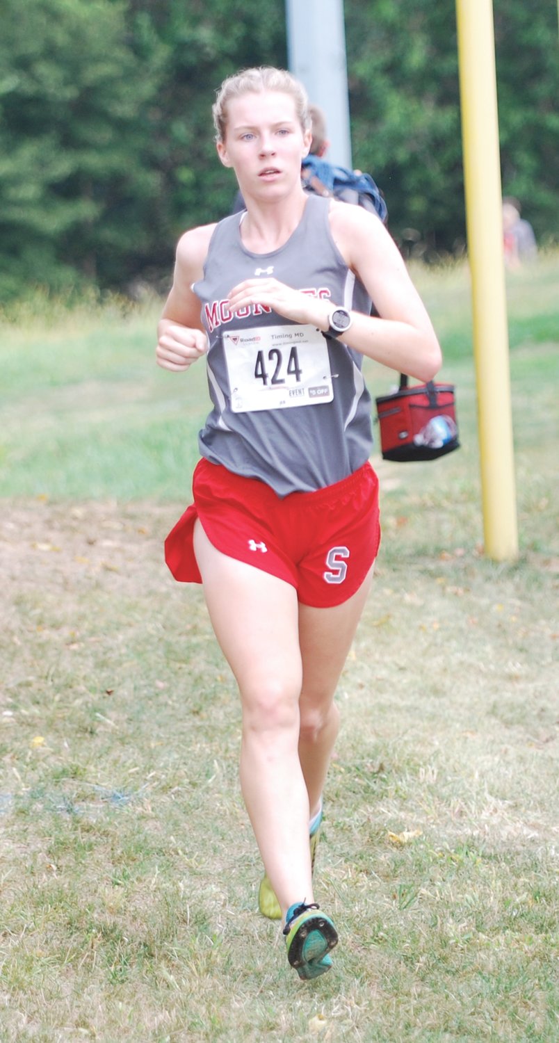 Southmont's Faith Allen won the girls' Montgomery County cross country meet with a time of 21:00 on Thursday at Southmont.