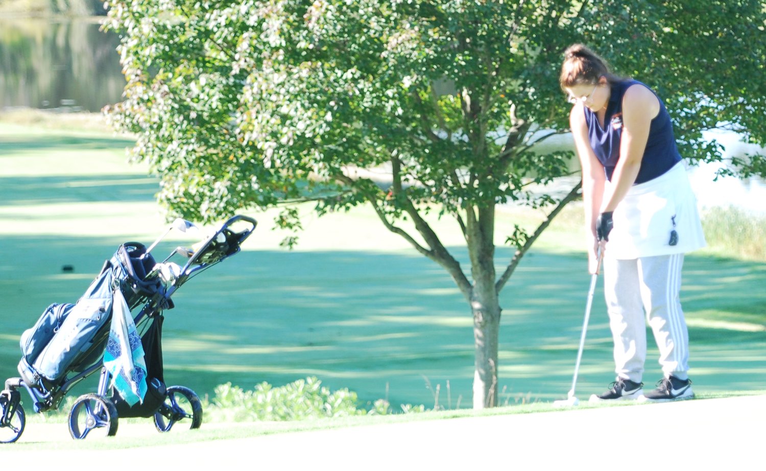 North Montgomery's Grace Shrader fired a 116 at the sectional on Saturday.