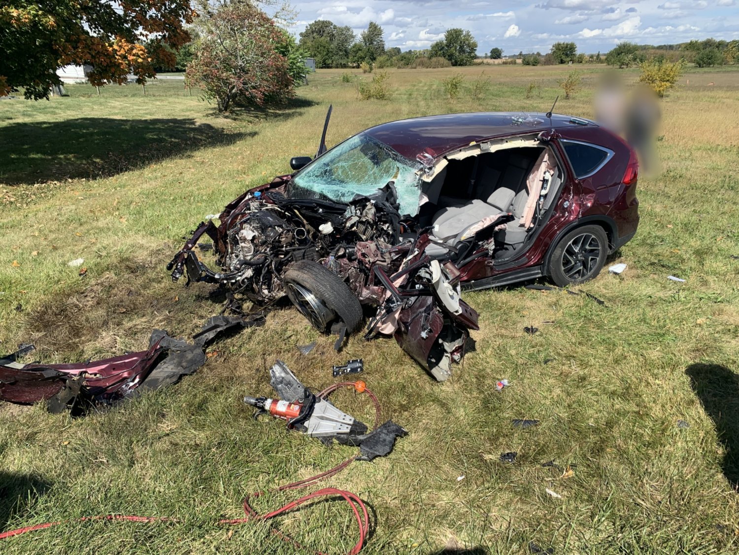 A head-on crash Thursday involving a Honda CRV and a semi-tractor trailer resulted in the death of a Crawfordsville woman.