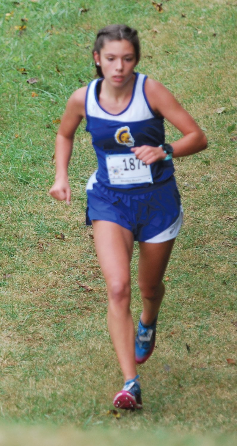Crawfordsville's Shelby Greene paced the Athenians with a 9th place finish in a time of 22:07.