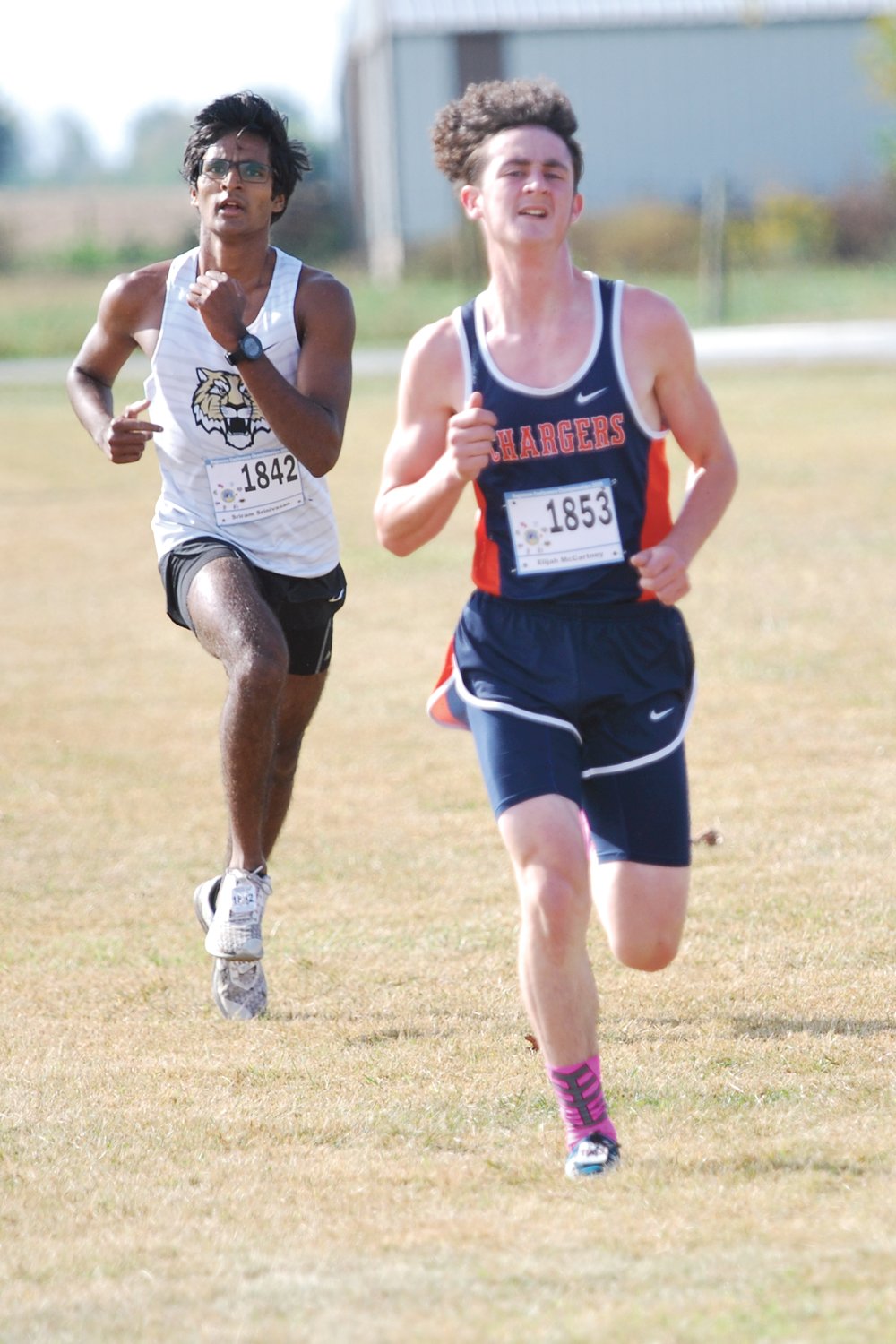 North Montgomery's Elijah McCartney cruised to a first-team all-conference selection with a 9th place finish in a time of 17:54.