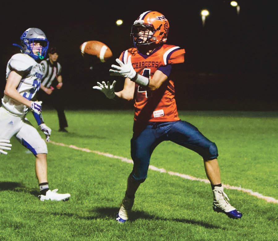 North Montgomery sophomore Gage Galloway totaled 91 yards of offense in the Chargers' 16-14 loss to Frankfort.