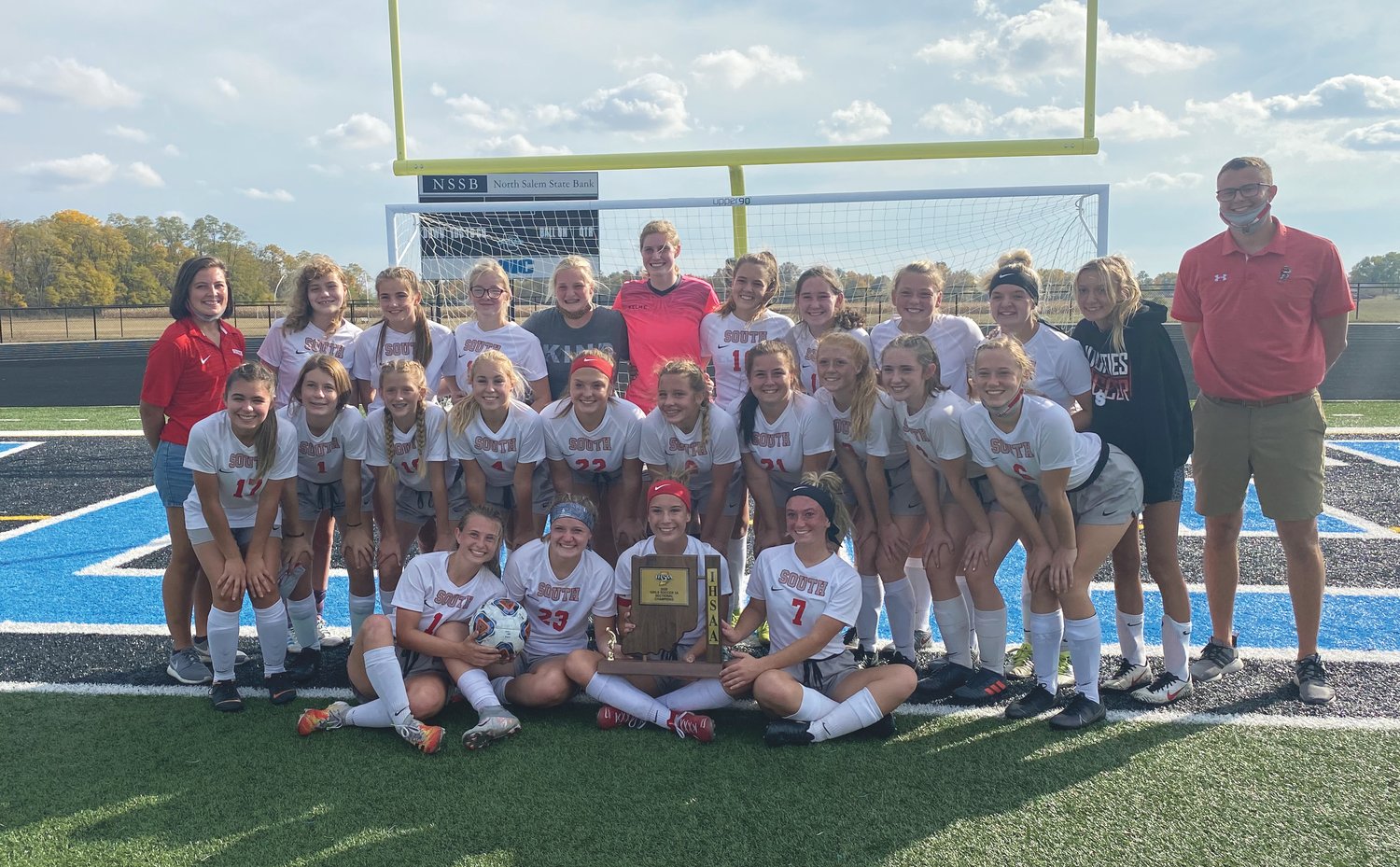 Southmont won its fourth-straight girls soccer sectional title on Saturday with a 2-2 (2-1 shootout) win over Cascade.