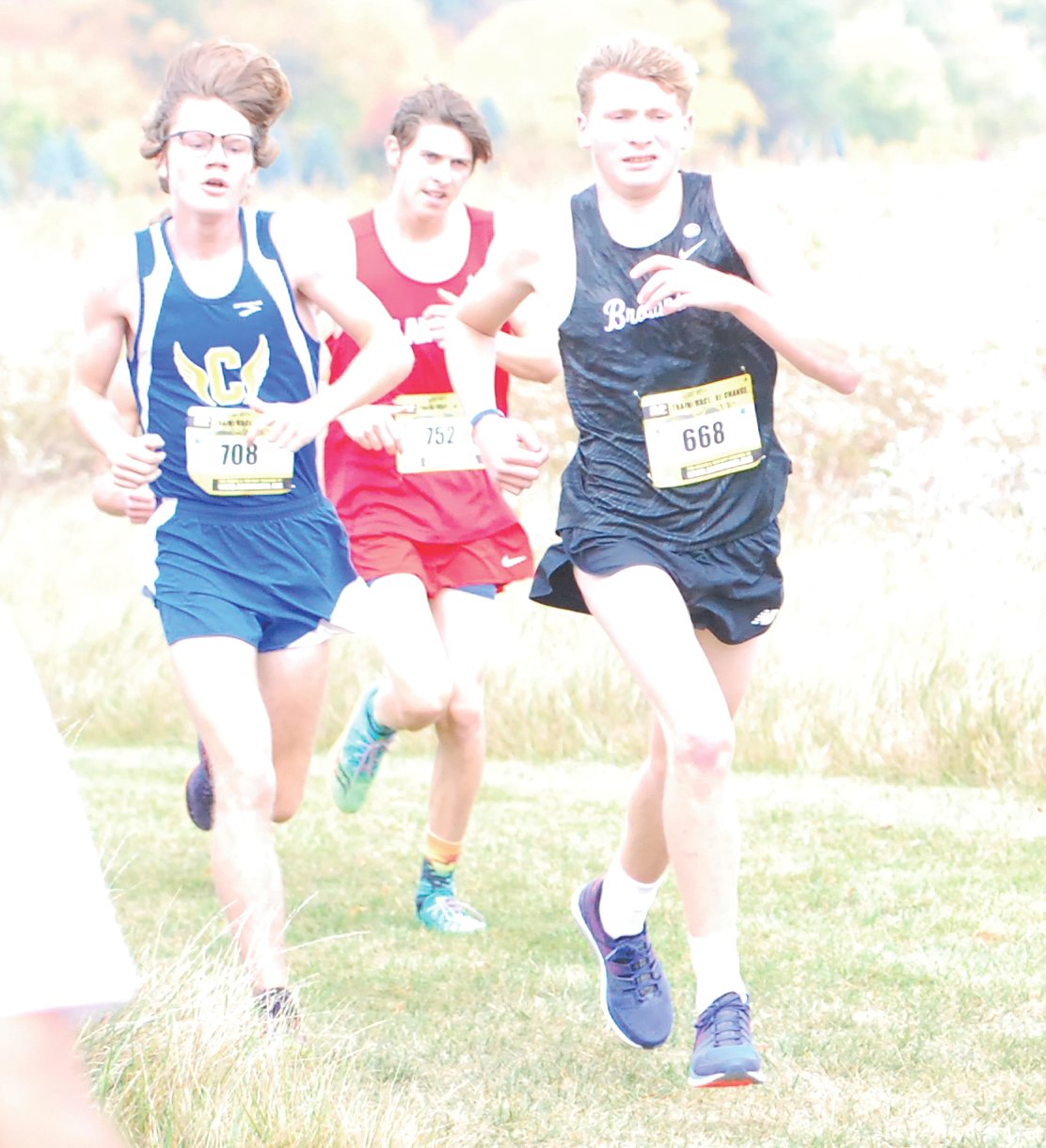 Crawfordsville senior Hunter Hutchison went out with the front of the pack and placed 12th at the IHSAA Brownsburg Sectional on Saturday.