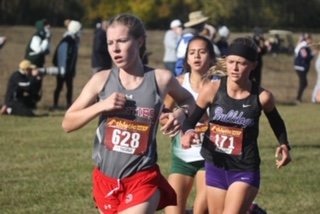 Faith Allen, a Southmont High School sophomore, finished 36th with a time of 19:38 in the girls race on Saturday.