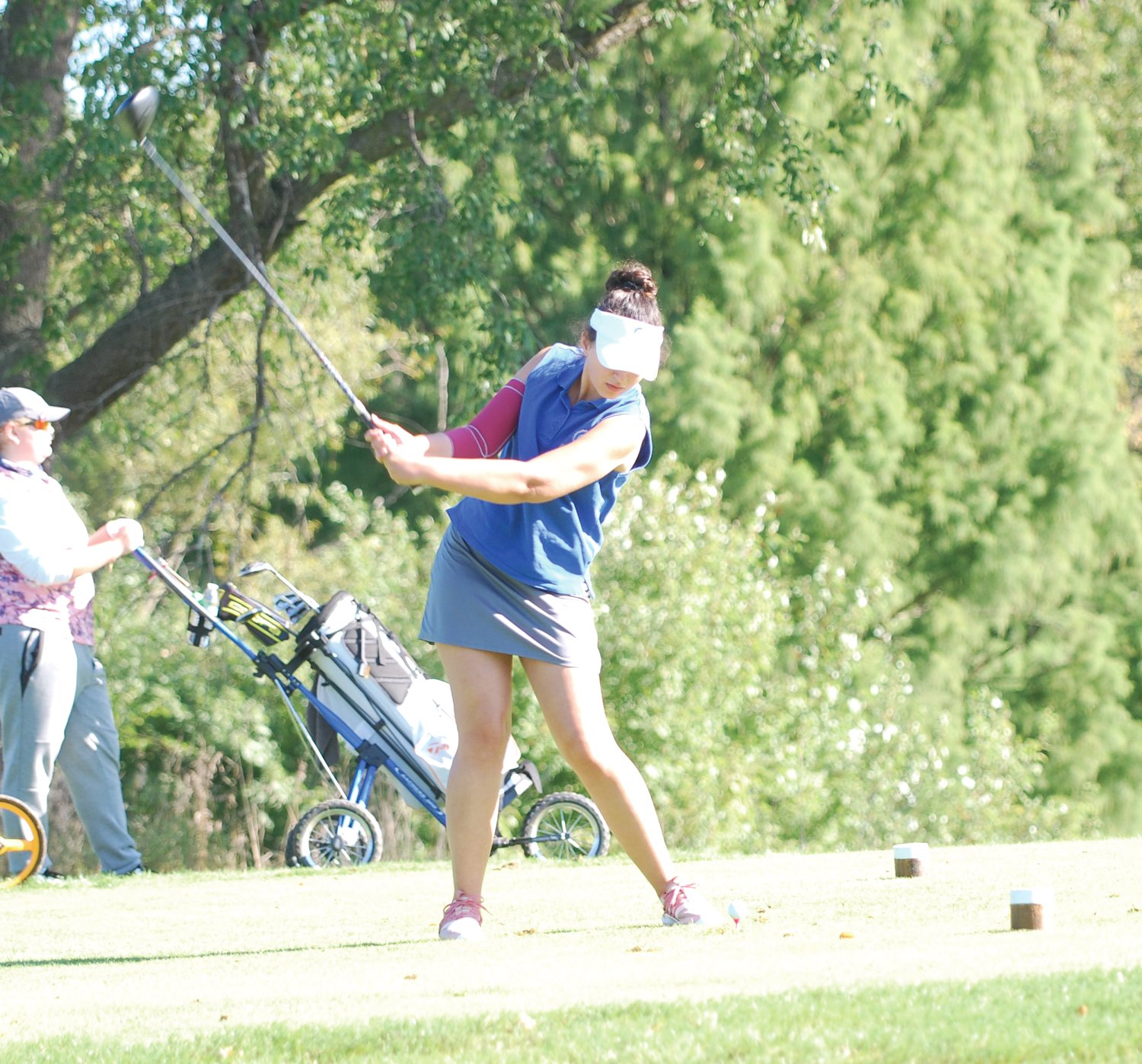 Crawfordsville's Bailey Mittal led the Athenians to a third-place finish at the IHSAA Sectional in September. The senior fired a 94, which was the fifth best score of the tournament.