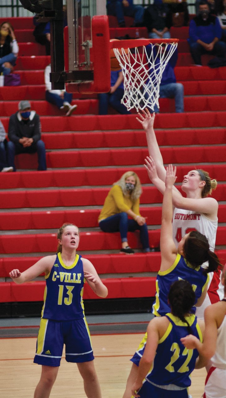 Southmont’s Belle Miller led the Mounties with 16 points in a 43-37 overtime win in the championship game against Crawfordsville. Miller was named Sugar Creek Classic tournament MVP.
