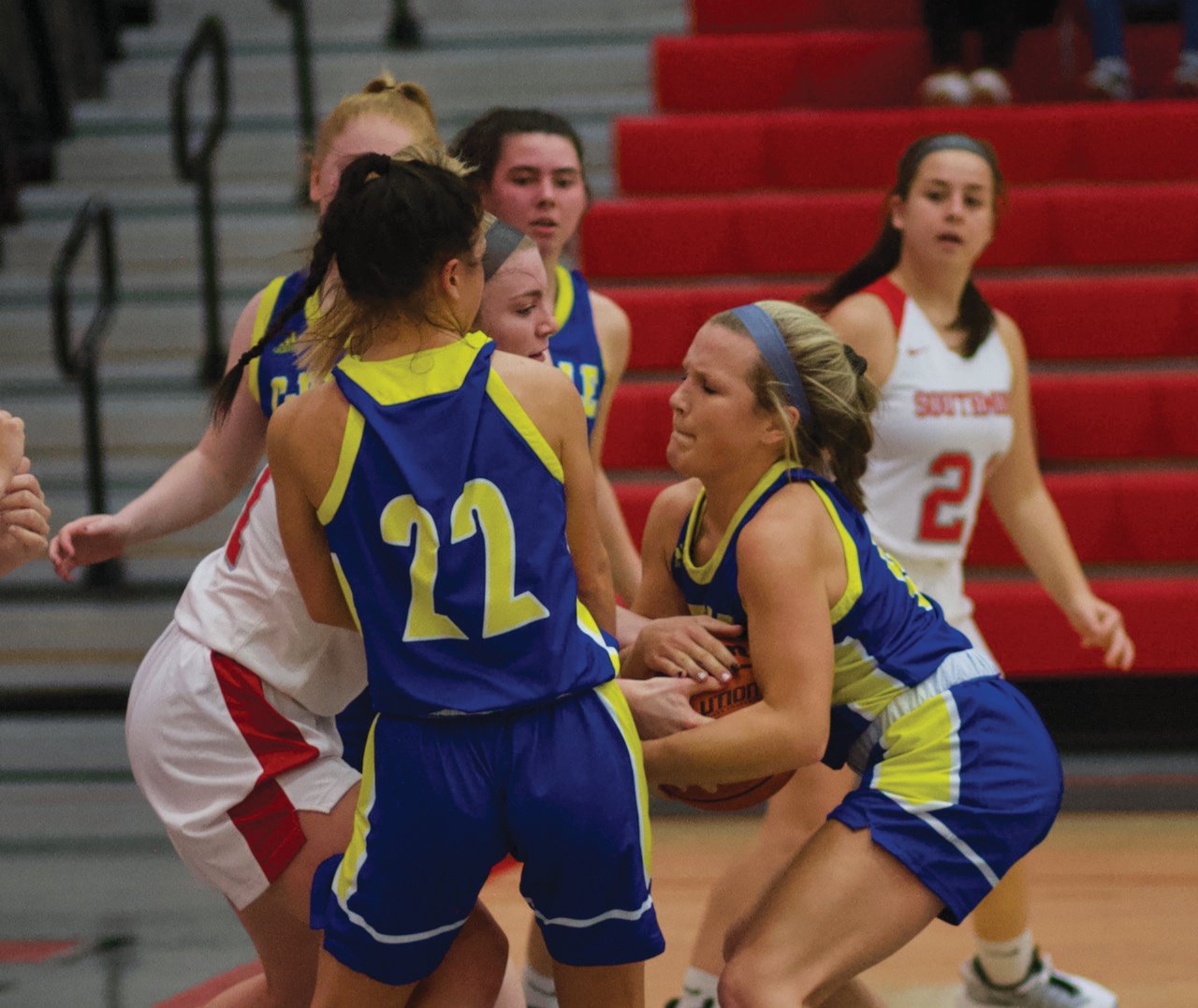 Crawfordsville’s Olivia Reed was the top scorer of the tournament with 31 points over two games.