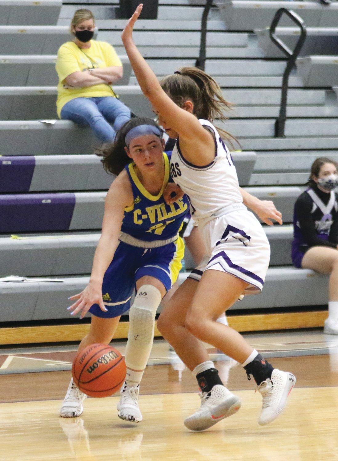 Crawfordsville's Liddy McCarty led the Athenians with nine points in a 60-23 loss to Greencastle.