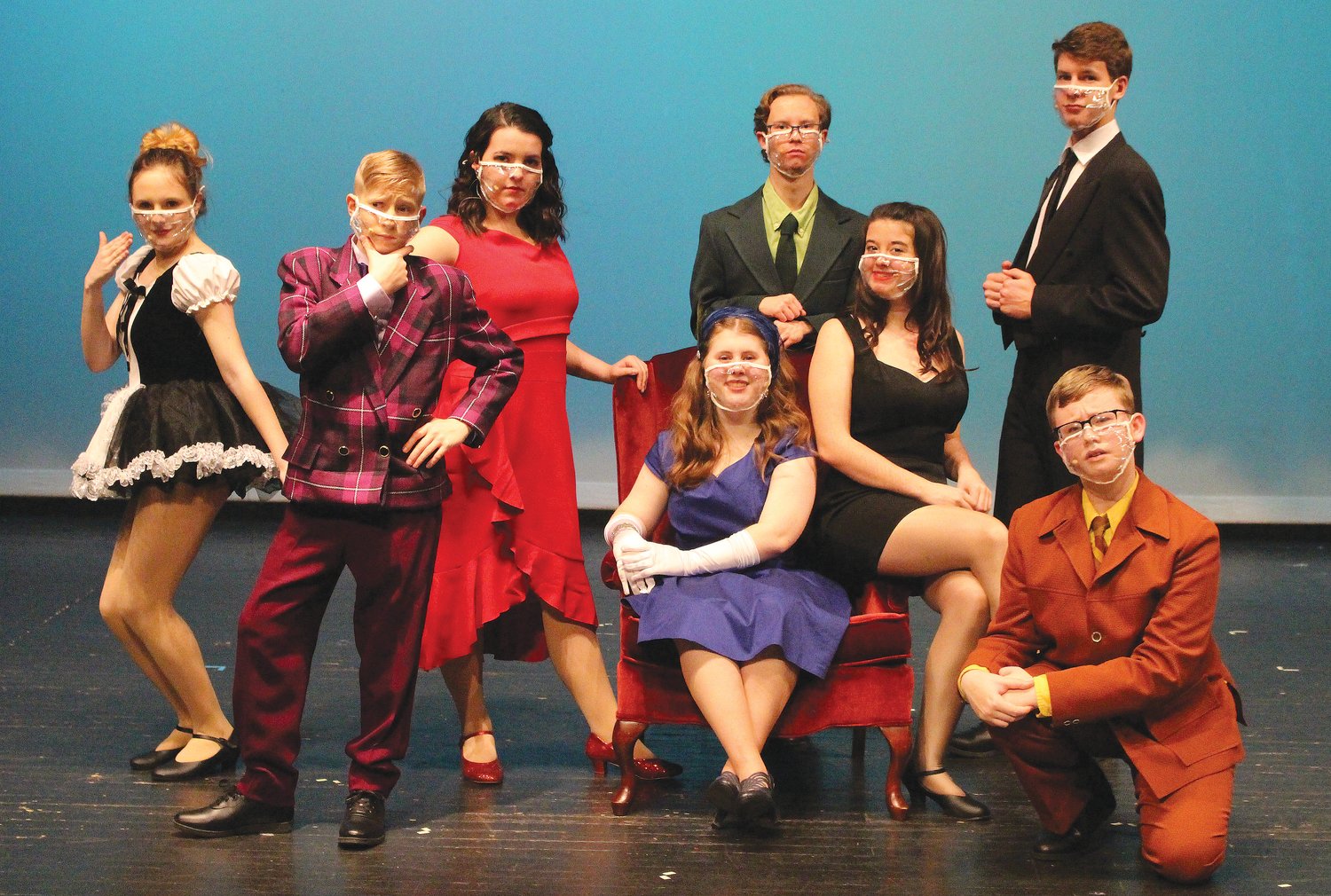 Theater department members will bring Clue to the Crawfordsville High School stage today through Sunday. Tickets must be purchased online. Masks and social distancing required.