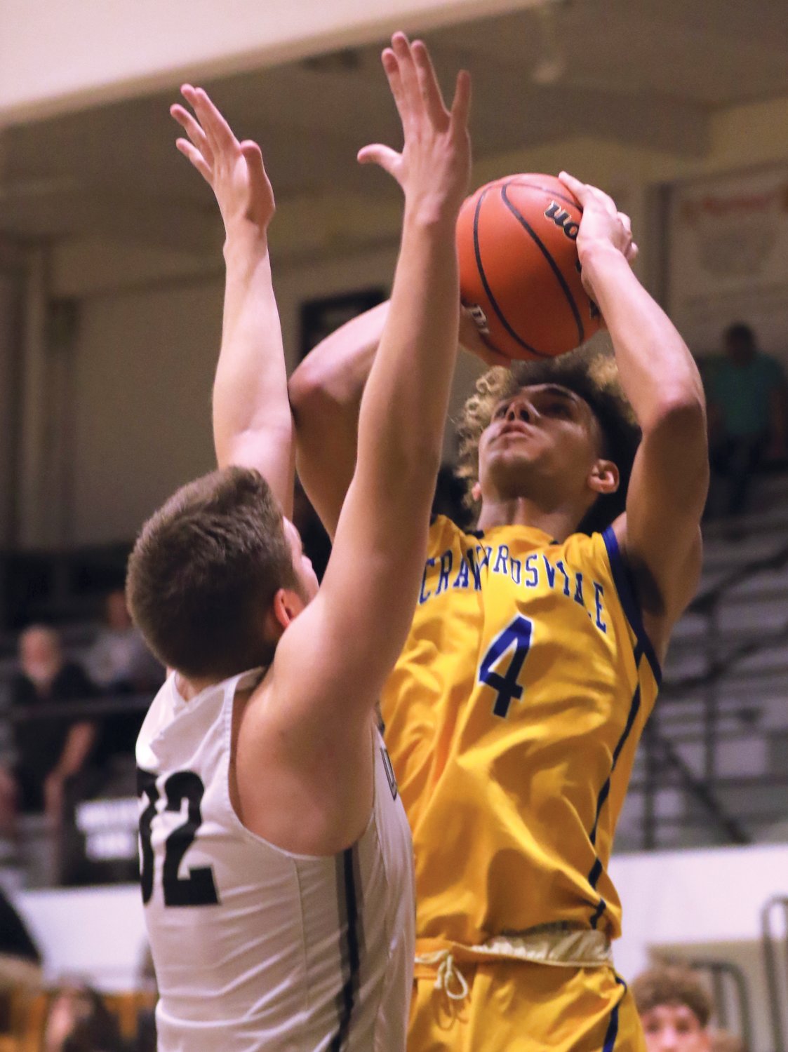 Crawfordsville's Jesse Hall scored 17 points in the Athenians 60-52 overtime loss at Parke Heritage on Saturday.