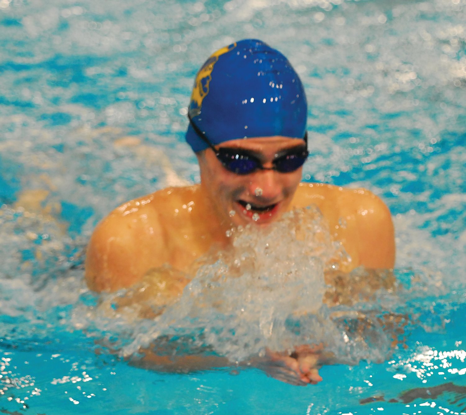 Crawfordsville's Hunter Conrad was second in the 100 breaststroke and the 200 individual medley.
