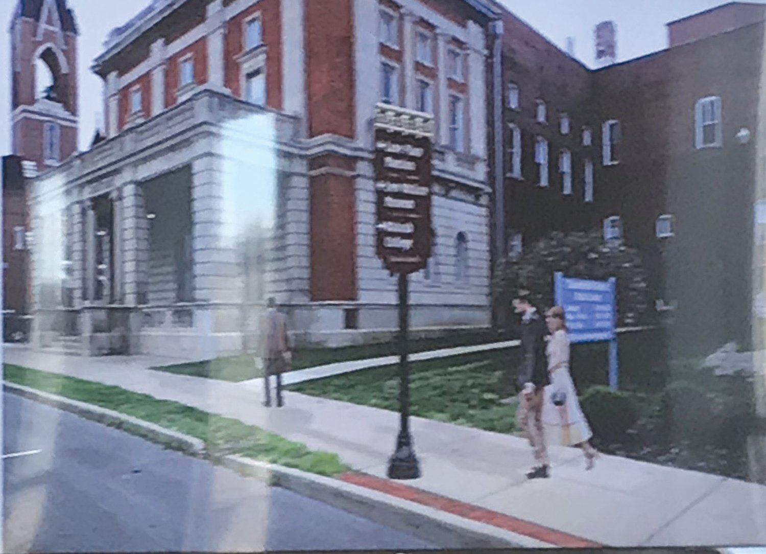A preliminary design for wayfinding signs in Crawfordsville and Montgomery County were unveiled last year. The signs are meant to help pedestrians and drivers navigate the area.