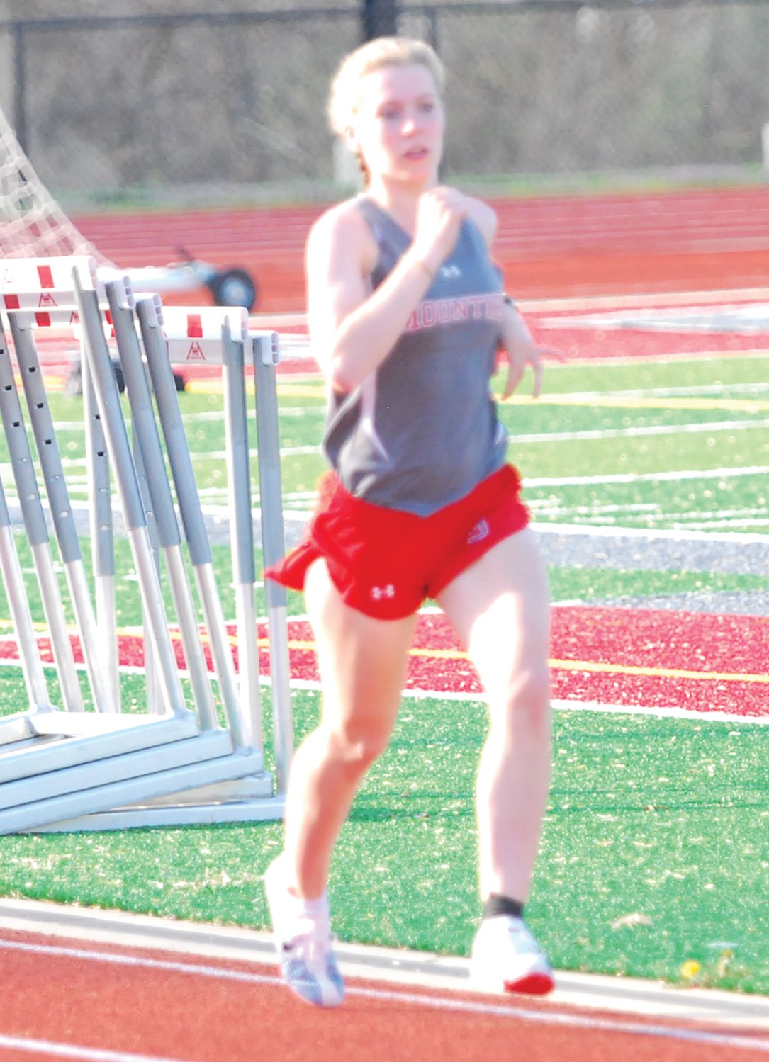 Southmont sophomore Faith Allen won both the mile run and the two mile.