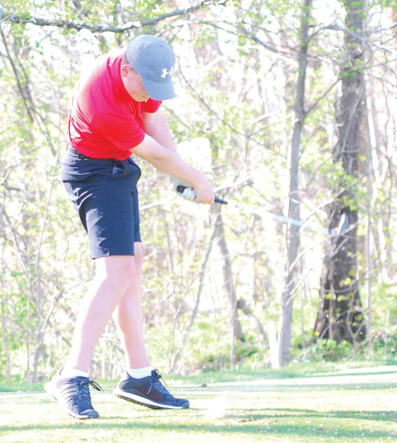 Southmont's Harrison Haddock was the meet medalist with a 40 in the Mounties win over Fountain Central.