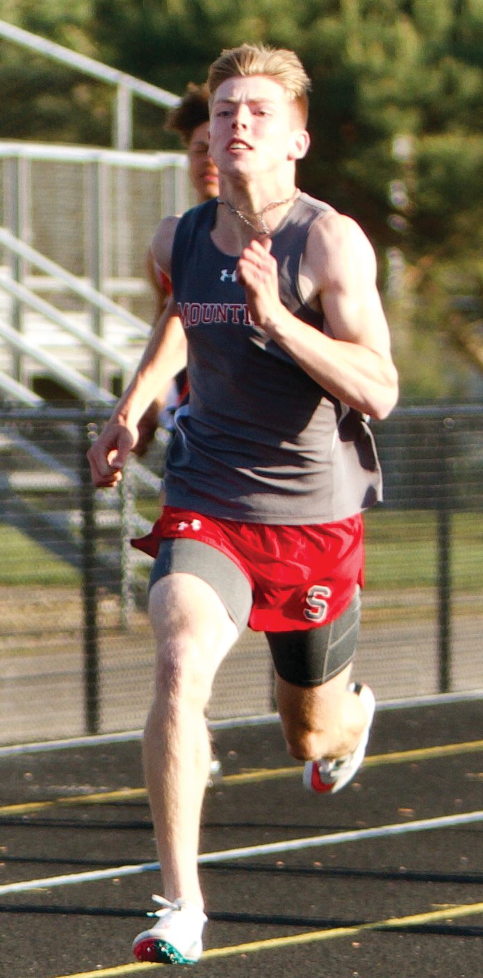 Southmont's Trent Jones will compete in the regional in the 200 and 400 meter dashes.