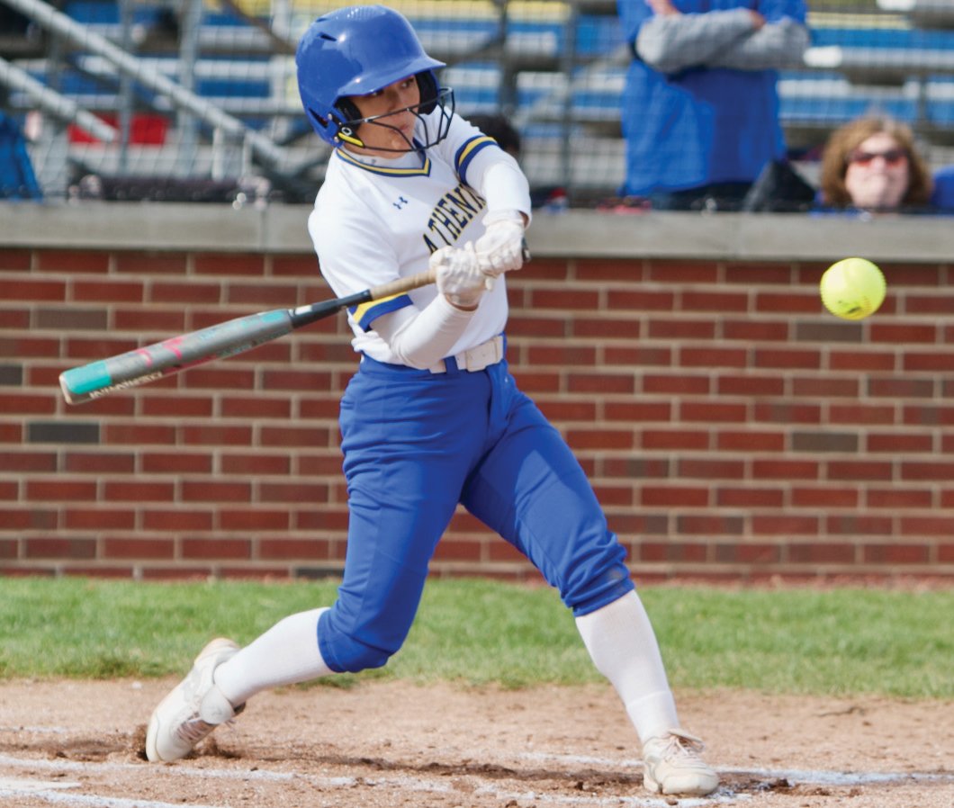 Crawfordsville senior Allyson Barton was 5-for-5 with a home run and seven runs driven in, helping the Athenians defeat North Montgomery 20-10 on Tuesday.