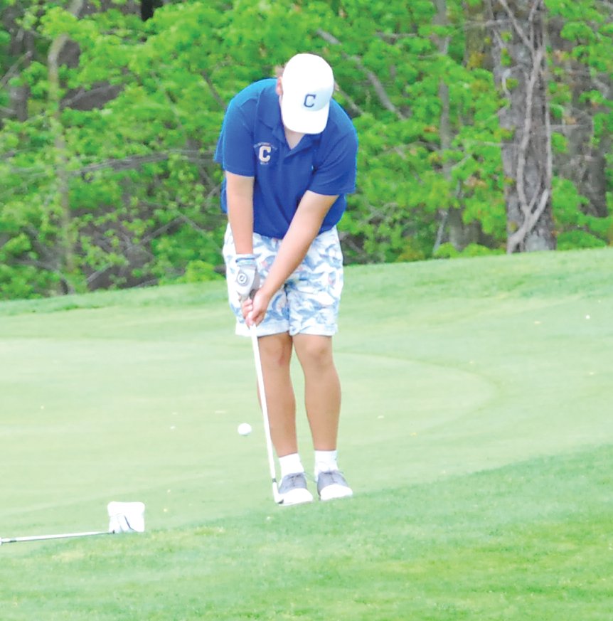 Crawfordsville junior Luke Ranard made first-team all-conference with a score of 87 on Saturday.