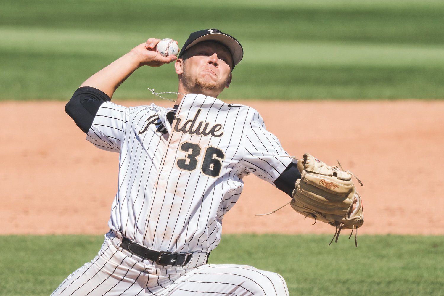 Former Crawfordsville baseball star Trent Johnson pitched for Purdue for a final time last Saturday.
