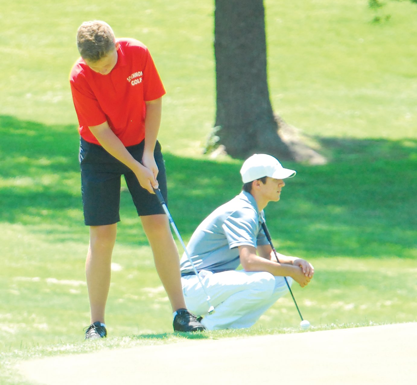 Southmont sophomore Harrison Haddock led the Mounties with an 85 at the sectional.