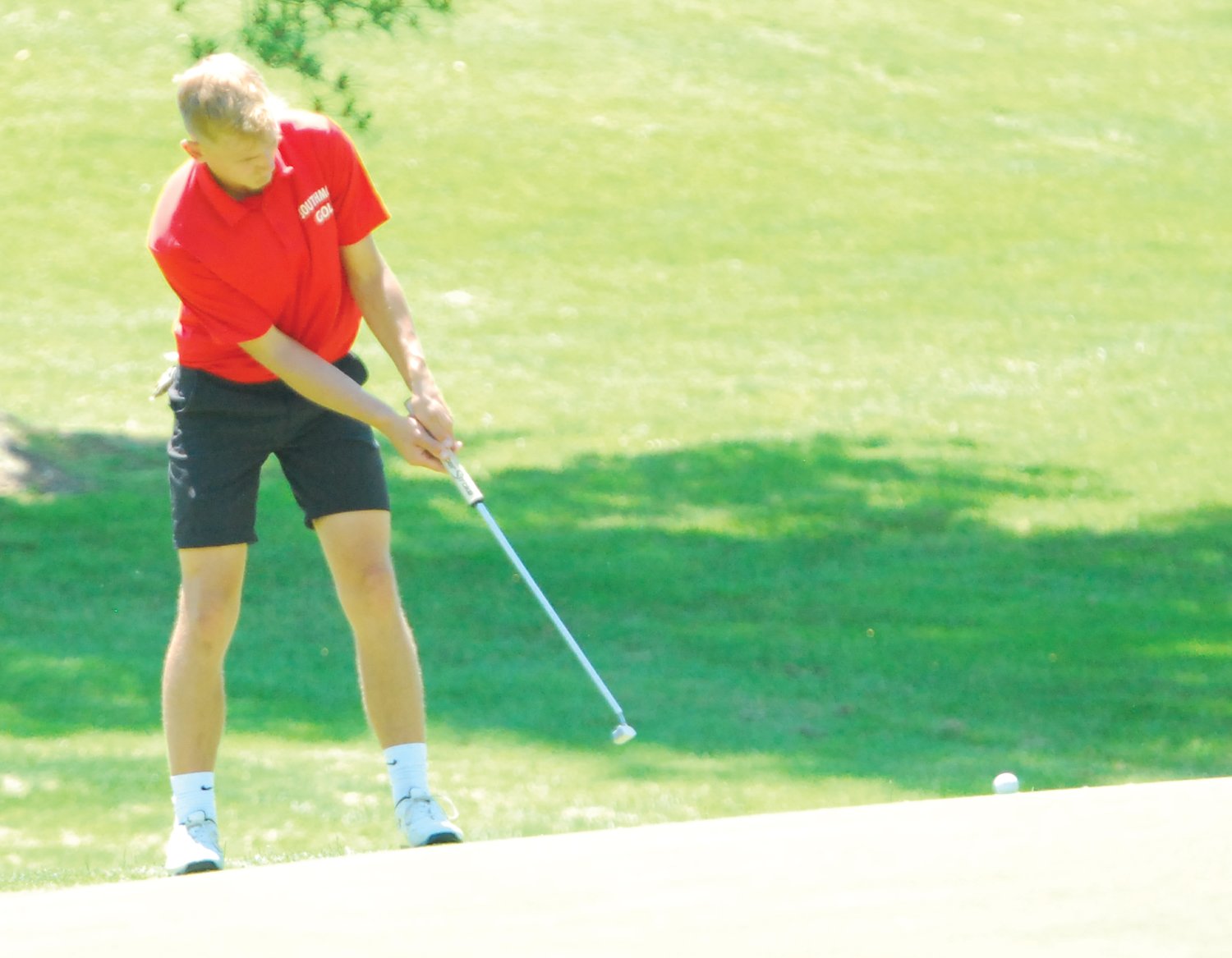 Southmont's Micah Korhorn fired an 87 for the Mounties at the sectional.