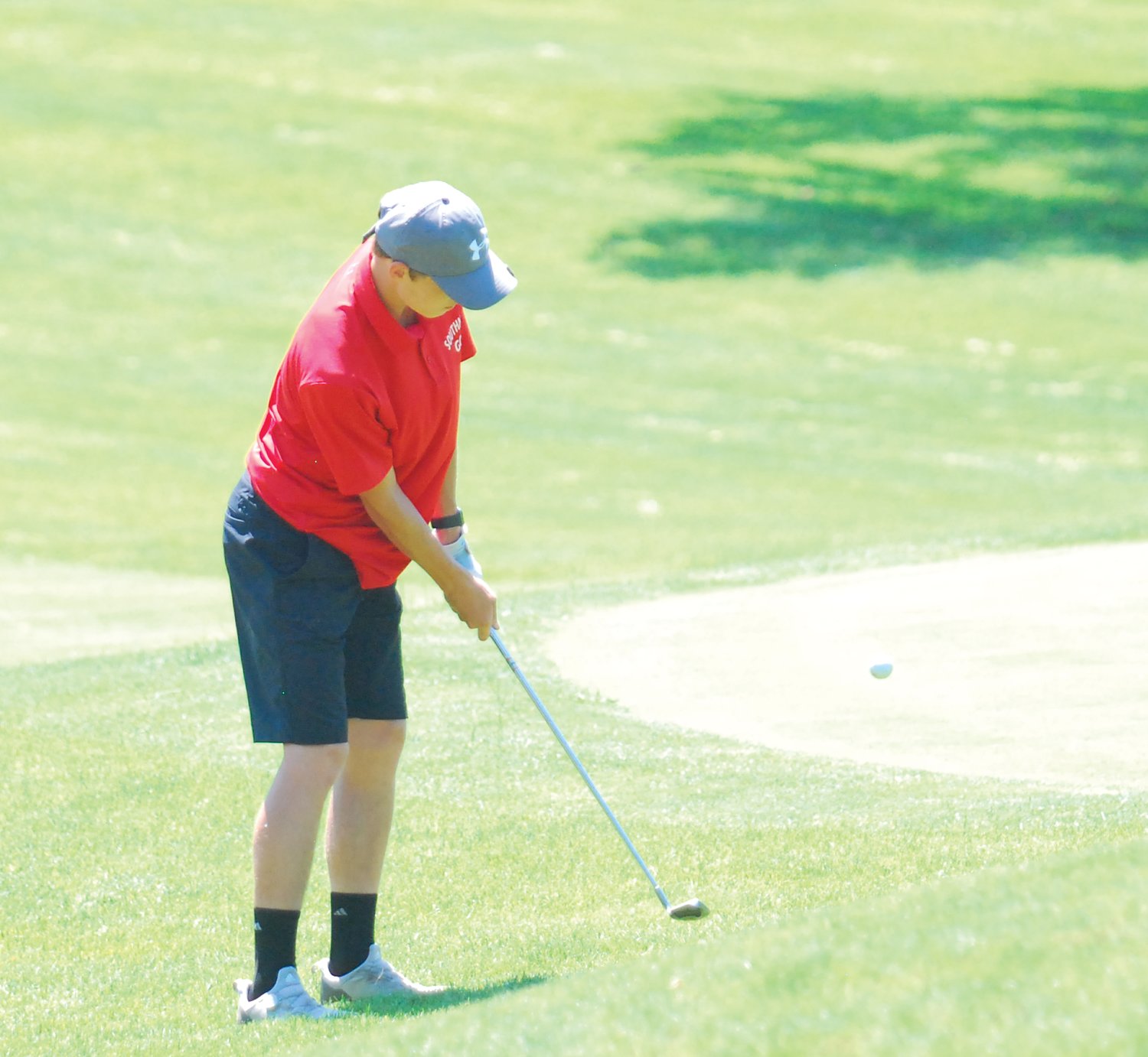 Southmont's Luke Tesmer fired a 99 at the sectional on Friday.